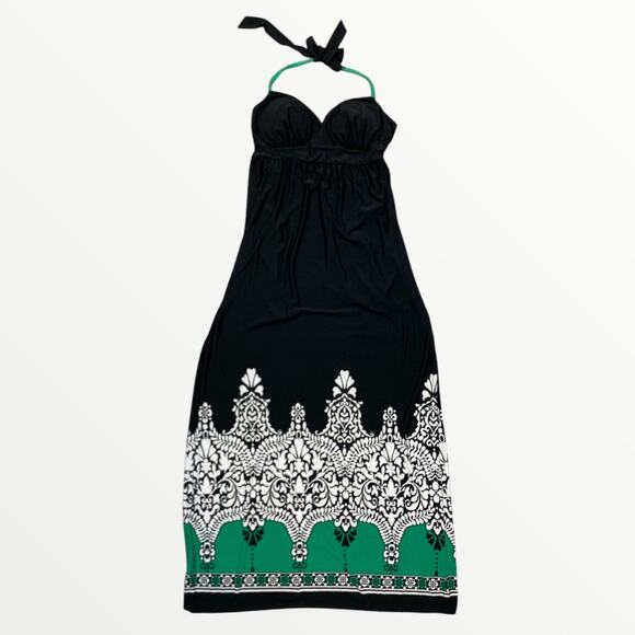 Delusional Halter Maxi Dress Women's Small Black - Picture 1 of 6